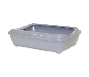 Magic Katzentoilette Economy mit Rand grau 50x38x14cm