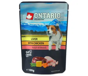 Ontario Leberbeutel mit Huhn in Brühe 100g