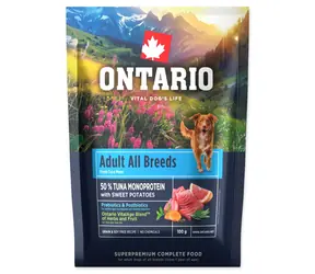 Ontario Adult All Breeds Monoprotein Thunfisch & Süßkartoffeln 100g - Probe 