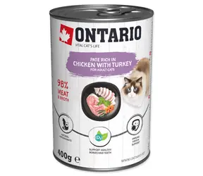 Ontario Hühner- und Putenpastete in Dosen, 400 g