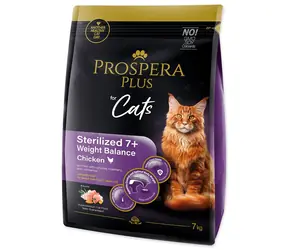 Prospera PLUS Sterilized 7+ Chicken Weight Balance 7kg / Granulat für erwachsene Katzen