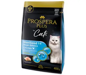 Prospera PLUS Sterilized 1+ Chicken Weight Balance 400g / Granulat für erwachsene Katzen
