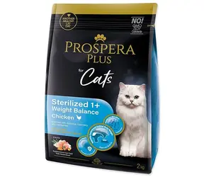 Prospera PLUS Sterilized 1+ Chicken Weight Balance 2kg / Granulat für erwachsene Katzen