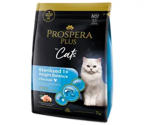 Prospera PLUS Sterilized 1+ Chicken Weight Balance 7kg / Granulat für erwachsene Katzen