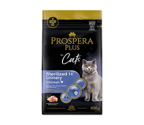 Prospera PLUS Sterilized 1+ Chicken Urinary 400g / Granulat für erwachsene Katzen