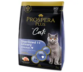 Prospera PLUS Sterilized 1+ Chicken Urinary 2kg / Granulat für erwachsene Katzen