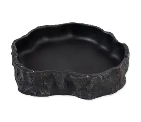 Repti Planet Futternapf schwarz 19,5x17,5x4,2cm