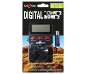 Repti Planet Thermometer Hygrometer LCD Outdoor