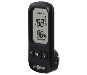 Repti Planet Thermometer-Hygrometer mit Alarm für den Innenbereich