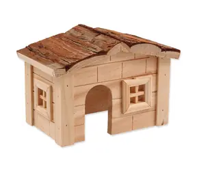 Kleine Tiere Einstöckiges Holzhaus 20,5cm