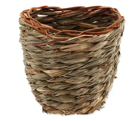 Kleintiere Grasgewebtes Nest 15x10x15cm