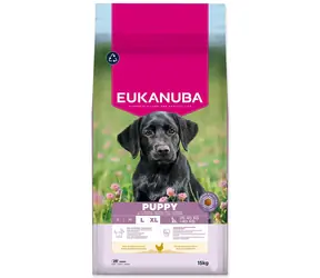 Eukanuba Puppy Large reich an frischem Huhn 15kg / Granulat für Welpen / für große Rassen 