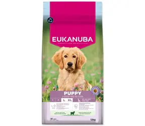 Eukanuba Puppy Large reich an Lamm 12kg / Granulat für junge Hunde / für große Rassen 