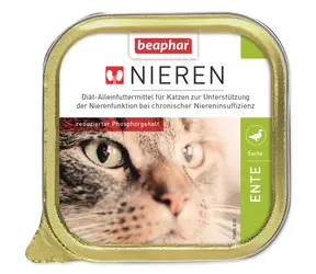 Beaphar Pâté Nierendiät für Katzen Ente 100g