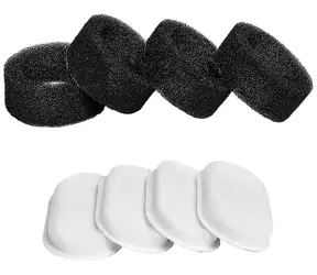 Rojeco Filter für Edelstahl-Katzenbrunnen, 4 Stück / 3,2 l / 2 l