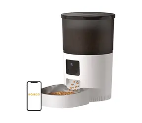 Rojeco 3l automatischer Futterautomat für Haustiere mit WLAN und Kamera