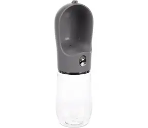 Flamingo Archie Reise-Hundewasserflasche grau 400 ml