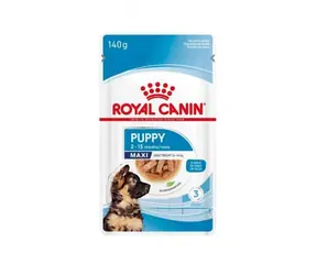 Royal Canin Hunde Maxi Puppy in Soße 140 g / Beutel für Welpen / bis zu 15 Monate