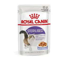 Royal Canin Sterilisiert in Gelee 85 g / Beutel für kastrierte Katzen