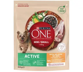 PURINA One Mini Active Huhn & Reis 800 g / Hundefutter
