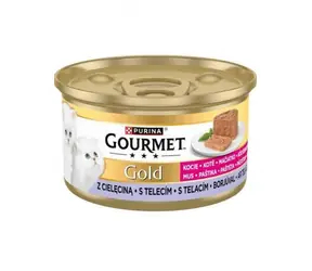 PURINA GOURMET GOLD Kalbspastete 85 g / Pastete für Katzen