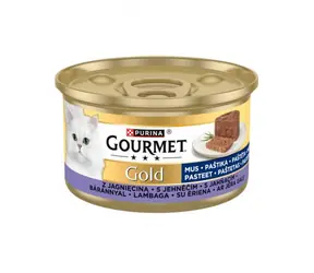 PURINA GOURMET GOLD Mousse Lamm 85 g / Nassfutter für Katzen