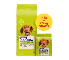PURINA Hundefutter für ausgewachsene Hunde mit Lamm, 14+2,5 kg / Hundefutter