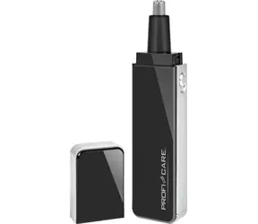 ProfiCare PC-NE 3050 schwarz / Nasen- und Ohrhaartrimmer / LED-Licht / 2x AAA / Sonderangebot