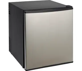 Guzzanti GZ 28S schwarz-silber / Thermocooler / 28 l / 5-10°C / Ablage + Fach / leise / ohne Kompressor