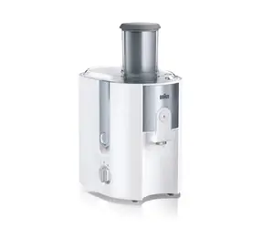 Braun J500 weiß / Entsafter / 900W / 1,25 l Saftbehälter / 2 l Abfallbehälter