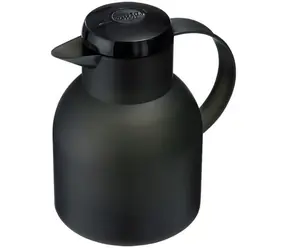 Emsa Samba Vacuum 1l schwarz / Vakuumkessel (Thermoskanne) / Quick Press 