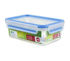 Emsa Clip & Close 1 l blau / Lebensmittelbehälter / BPA-FREI