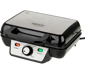Camry CR 3046 silber / Waffeleisen / 1600 W / stufenlose Temperaturregelung 