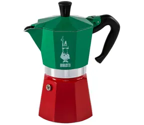 Bialetti Moka Express 6-Tassen Teekanne Italia 300 ml / Restposten