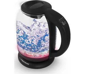 Esperanza EKK027 LOIRE Glaswasserkocher / 2200 W / 1,7 L / Temperaturregelung / LED-Beleuchtung / Glas und Kunststoff