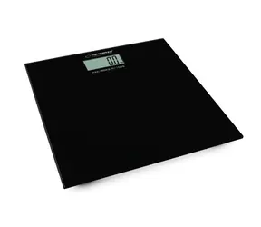 Esperanza EBS002K Aerobic-Personenwaage schwarz / 180 kg / Anzeige bei niedrigem Batteriestand