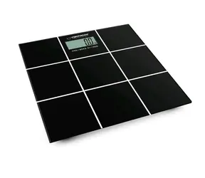 Esperanza EBS004 Salsa Persönliche Digitalwaage schwarz / 180 kg / Anzeige bei niedrigem Batteriestand