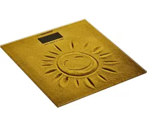 Esperanza EBS006 Sunshine persönliche digitale Waage beige / 180 kg / gehärtetes Glas / Anzeige bei niedrigem Batteriestand