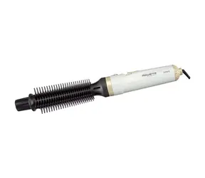 Rowenta Curl Release CF 3910 / Heißluft-Lockenstab / 300 W / 2 Temperaturen & Geschwindigkeiten / 2 Bürsten / Weißgold