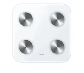 Huawei Scale 3 Bluetooth Edition, weiß / Intelligente Personenwaage / Gehärtetes Glas / WLAN und Bluetooth / Bis zu 150 kg / Android & iOS