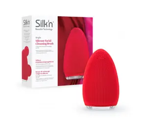 Silk'n Bright Red / Gesichtsreiniger / 7 Geschwindigkeiten / bis zu 8000 Vibrationen pro Minute.