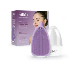 Silk'n Bright Purple / Gesichtsreiniger / 7 Geschwindigkeiten / bis zu 8000 Vibrationen pro Minute.