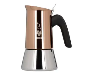 Bialetti Venus Mokkakanne für 4 Tassen 200 ml Kupfer