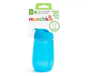Munchkin - Simple Clean Strohhalmbecher 296ml - blau / ab 12 Monaten