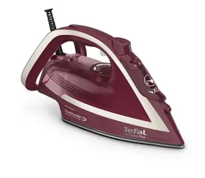 TEFAL UltraGliss PLUS FV6840E0 Burgund / Dampfbügeleisen / 2800 W / 270 ml / 50 g-min / Durilium AirGlide