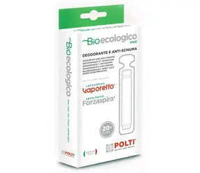 Polti BIOECOLOGICO mit Kiefernduft, 20 x 5 ml Deodorant und Antischaummittel für Polti LECOASPIRA