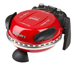 G3Ferrari G1000602 Delizia Rot / Mini-Pizzaofen / 1200 W / Durchmesser 31 cm / einstellbarer Thermostat bis 390 °C