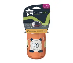 Tommee Tippee Superstar 390 ml rot / No-Flow-Becher / ab 12 Monaten