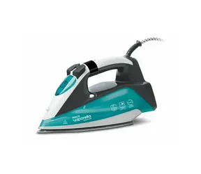 Polti Vaporella Quick & Slide QS220 schwarz-grün / Dampfbügeleisen / 2400 W / 350 ml / Dampf 40 g-min / Dampfstoß 250 g
