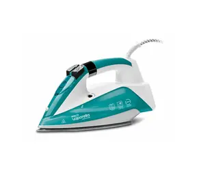 Polti Vaporella Quick & Slide QS210 weiß-grün / Dampfbügeleisen / 2400 W / 350 ml / Dampf 40 g-min / Dampfstoß 250 g